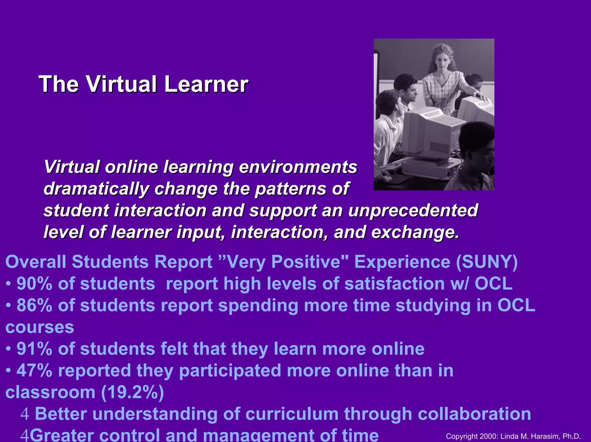 Linda Harasim on Online Collaborative Learning