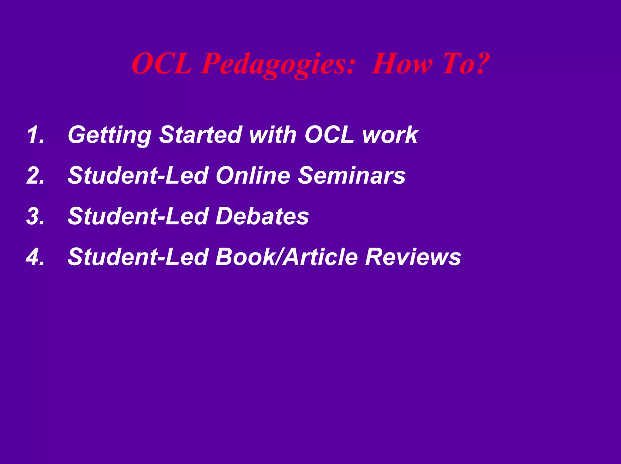 Linda Harasim on Online Collaborative Learning