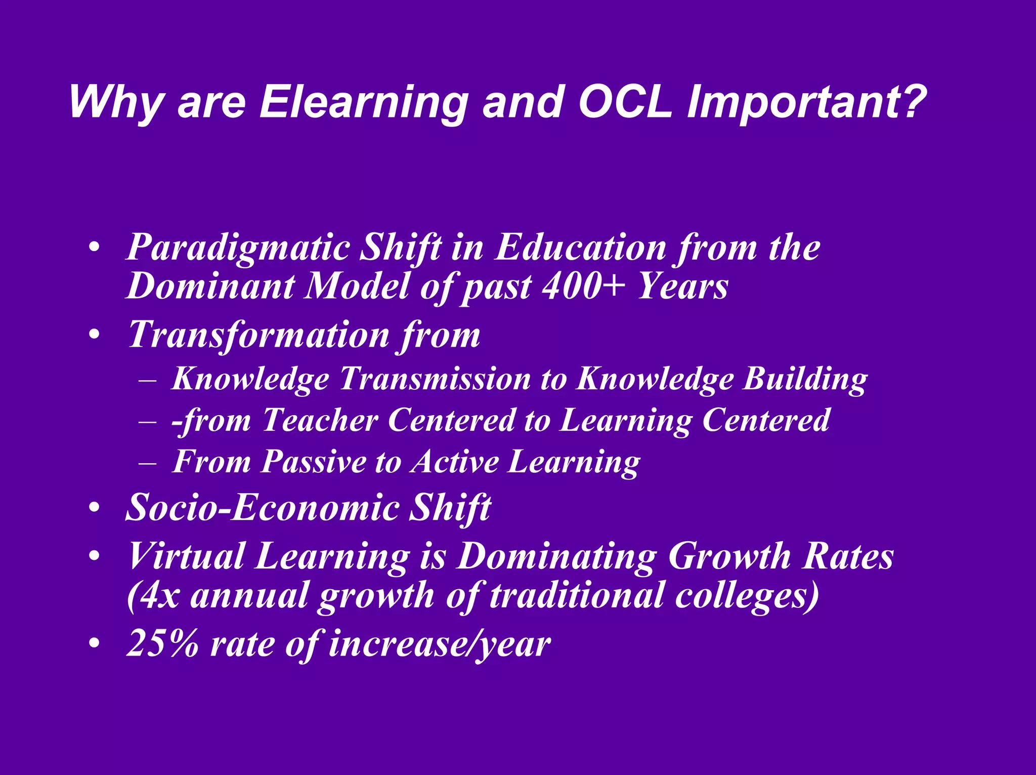 Linda Harasim on Online Collaborative Learning