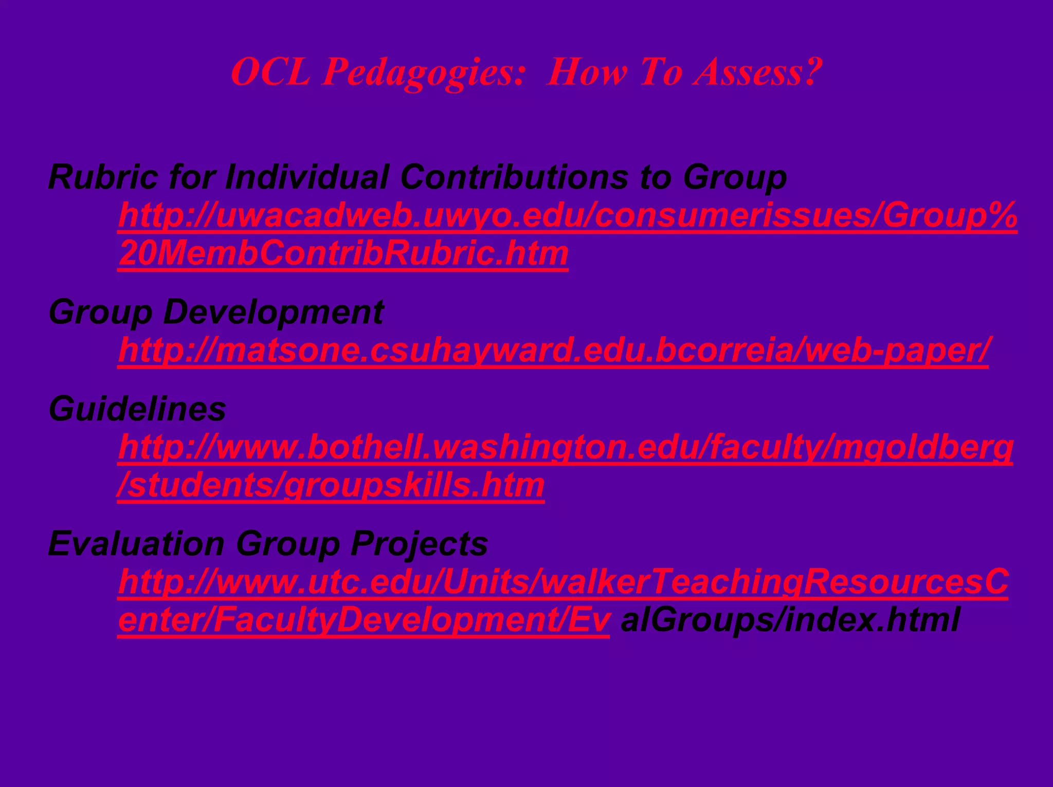 Linda Harasim on Online Collaborative Learning