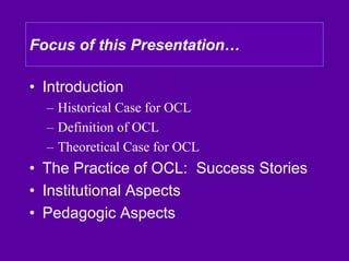 Linda Harasim on Online Collaborative Learning