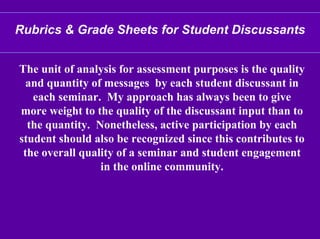 Linda Harasim on Online Collaborative Learning