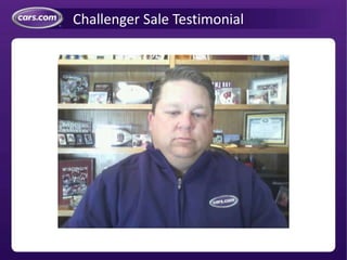 Challenger Sale Testimonial
 