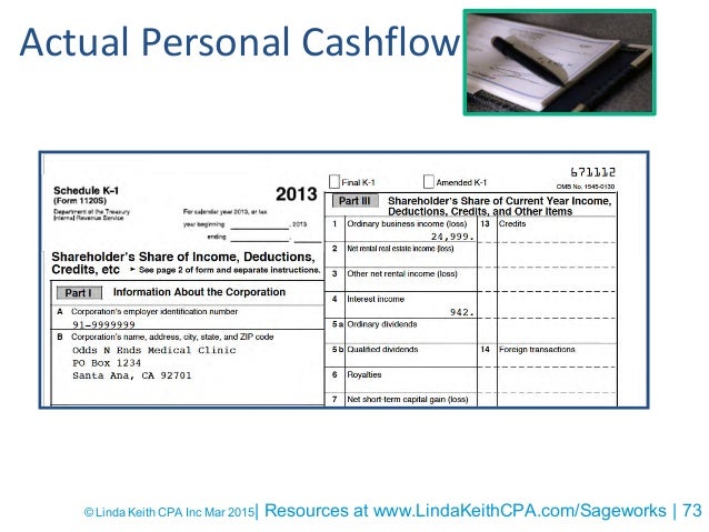 personal cash flow