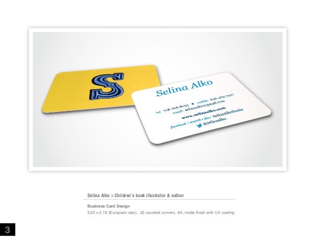author business card