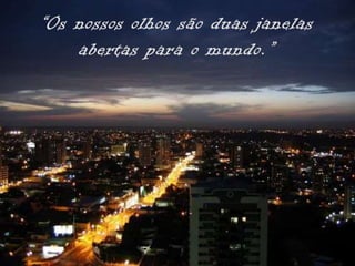 Lindas cidades á noite e pensamentos