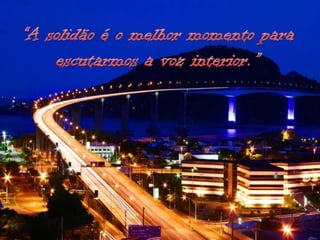 Lindas cidades á noite e pensamentos