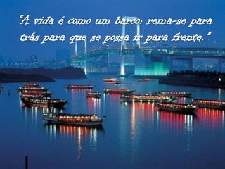 Lindas cidades á noite e pensamentos