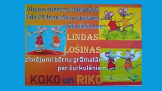 Lindas Lošinas zīmējumi bērnu grāmatām par Koko un Riko