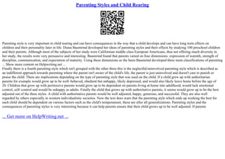 Linda Tirado On Child Rearing | PPT