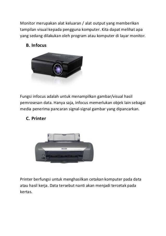 Alat yang fungsinya menampilkan gambar atau visual