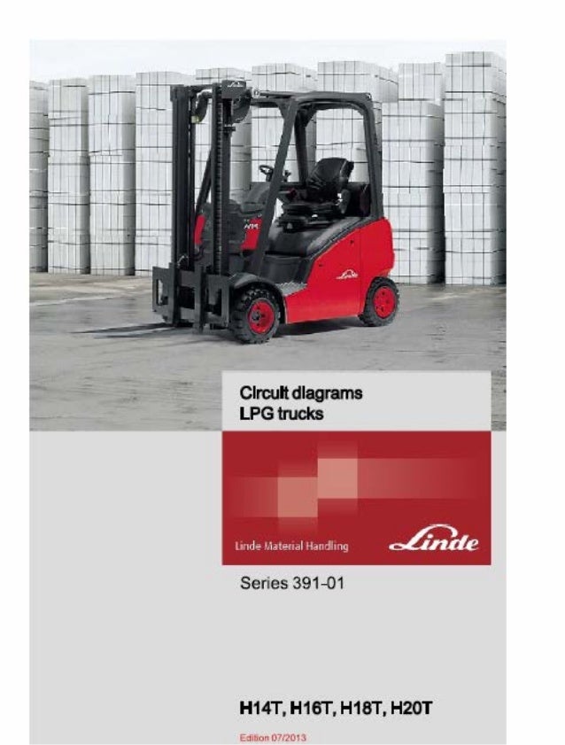 Linde 391 Forklift Truck H14 T H16t H18t H20t Service Training Ma
