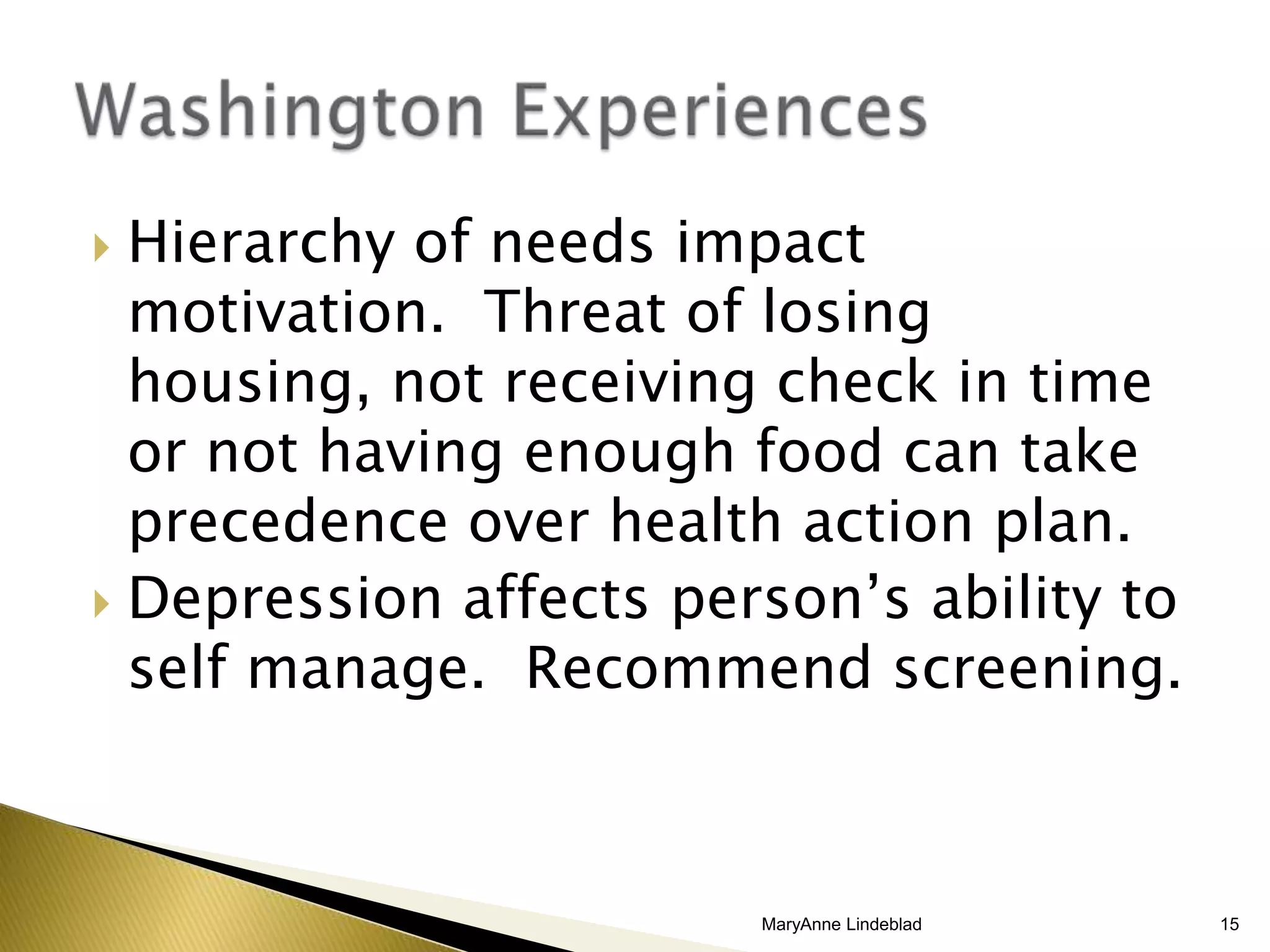 MaryAnne Lindeblad7Comparison of Readiness Levels