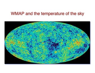 WMAP and the temperature of the sky 
 