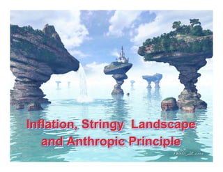 Inflation, Stringy Landscape 
and Anthropic Principle 
 