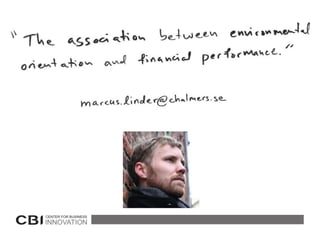 The association between environmental orientation and financial performance