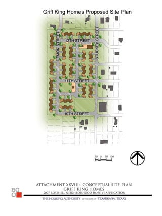 Griff King Homes Proposed Site Plan
 