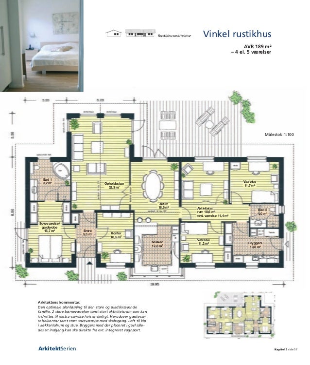 Lind & risørs arkitekttegnede enfamiliehuse Spisebord 160 x 80