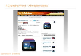 A Changing World – Affordable tablets

@precedent#@lindzeiy

 