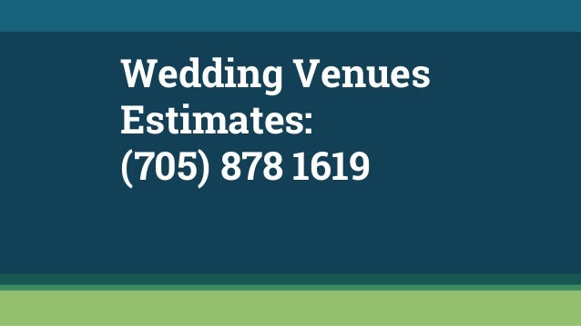 lindsay ontario wedding venues 705 878 1619
