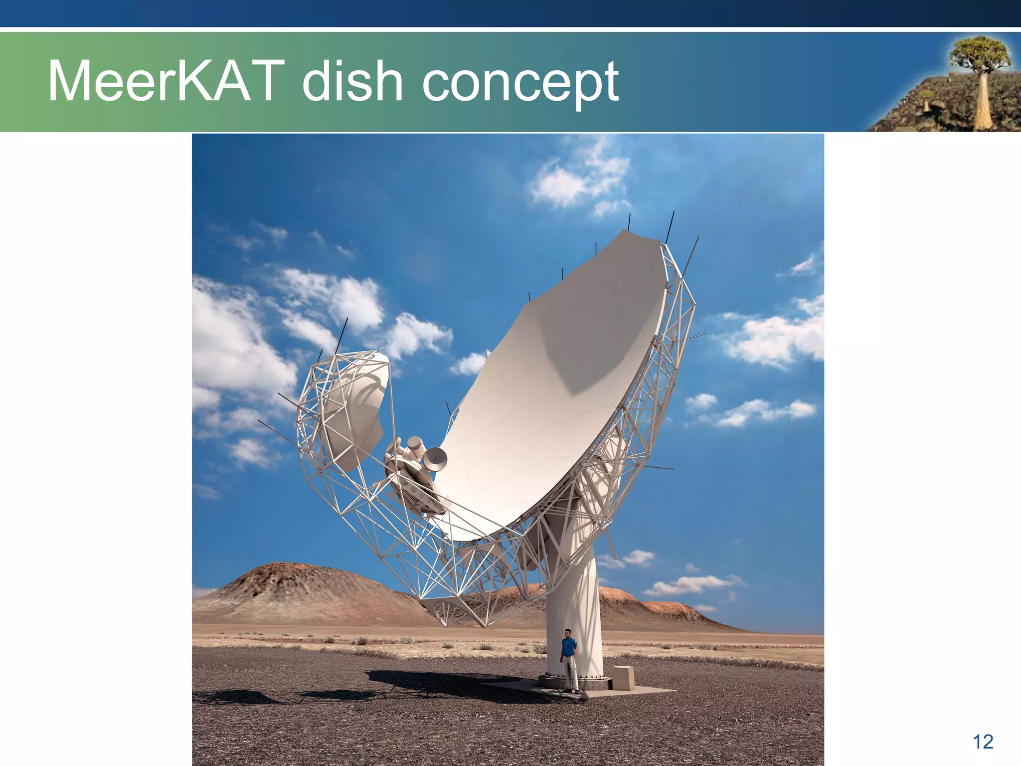 MeerKAT dish concept
12
 