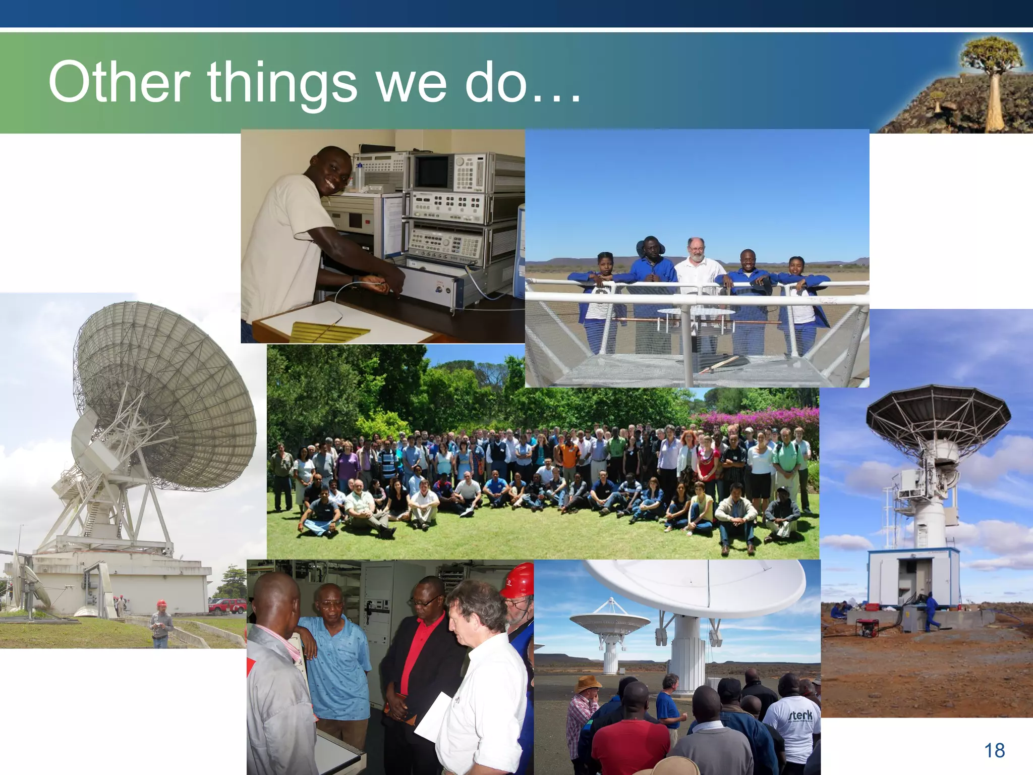 Other things we do…
18
 