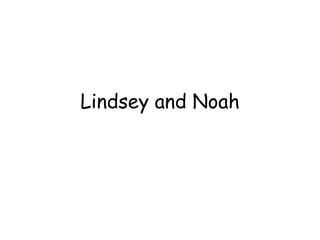 Lindsey and Noah 