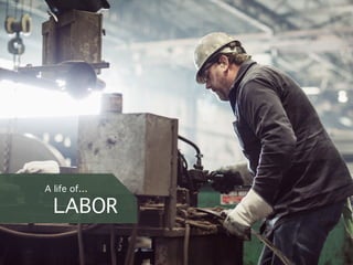 A life of…
LABOR
 