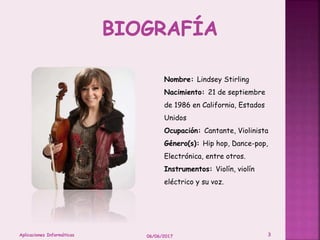Lindsey stirling