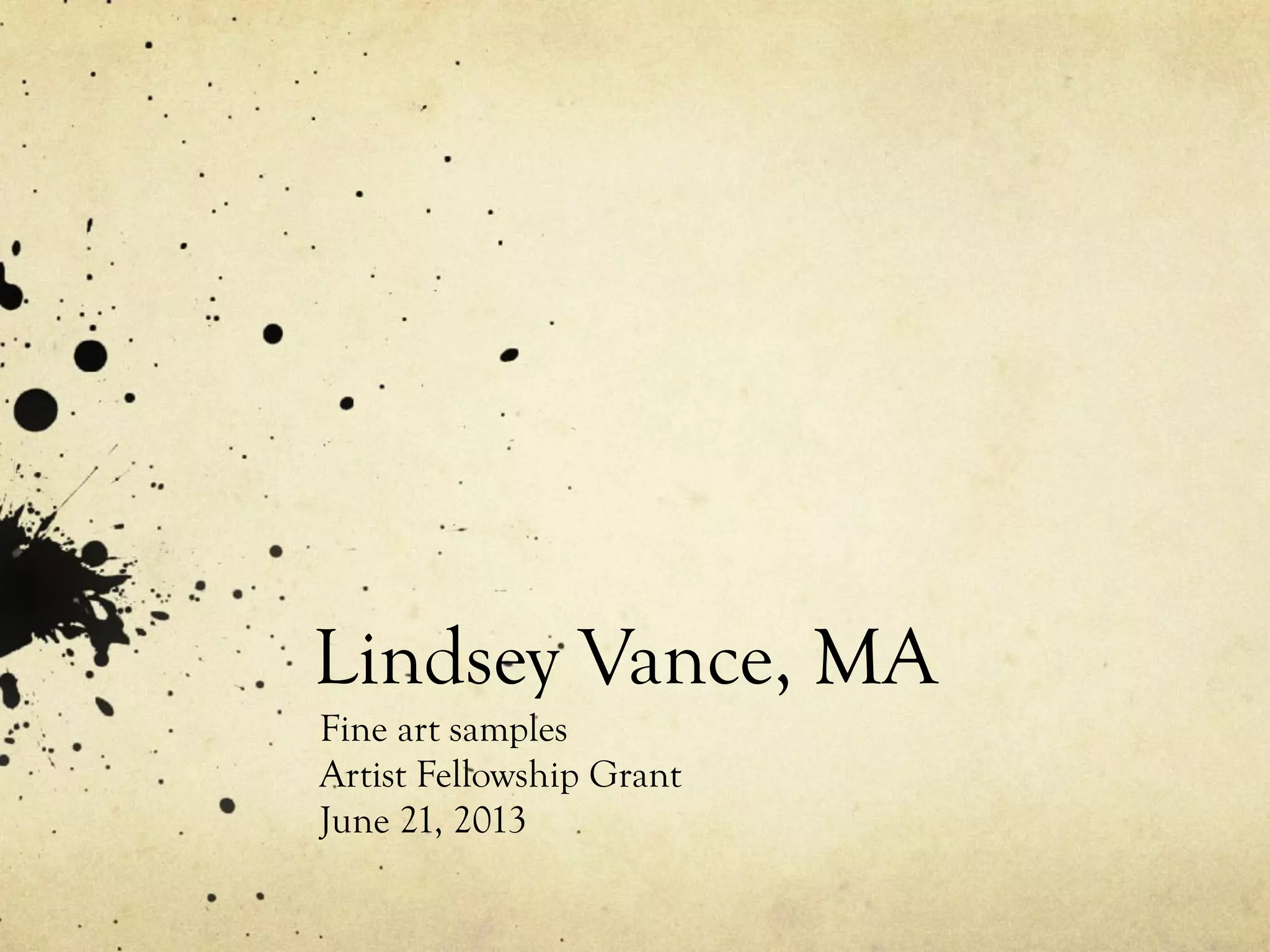 Lindsey vance art samples | PPT