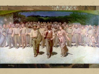 En molts països occidentals, la indústria va esdevenir l'activitat
econòmica principal, fins al punt que va condicionar les relacions
socials i polítiques. D'aquesta manera, els obrers i la burgesia es
van convertir en les classes socials amb les quals les persones
s'identificaven i s'organitzaven col·lectivament.
Entrat el segle XX, la industrialització es va imposar com a motor
per al desenvolupament i com a indicador de progrés. Tanmateix,
aquest procés tingué uns costos socials i ambientals molt elevats.
 