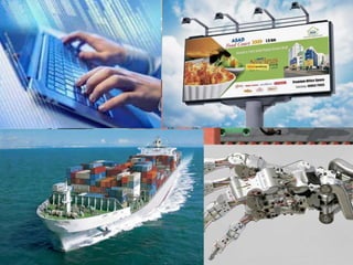 Actualment, les indústries necessiten dotar-se de tecnologia
avançada i saber utilitzar de manera adequada la informació i el
coneixement.
La indústria actual es caracteritza per l'automatització i la
sofisticació dels processos de producció, en els quals la
informàtica i la robòtica són imprescindibles. Les indústries
necessiten cada vegada menys mà d'obra i al mateix temps tenen
la capacitat de produir més productes i més diversos.
La competència entre empreses és avui dia molt gran. La
publicitat o la ràpida distribució dels productes és clau per a l'èxit
d'una indústria, com també ho és la seva capacitat d'innovació.
Per aquest motiu, factors com ara la informació o el coneixement
són actualment més importants que el procés de fabricació.
 