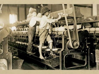 Durant la primera industrialització, els obrers vivien en unes
condicions deplorables: suportaven llargues jornades laborals, el
treball era insegur i els salaris molt baixos, cosa que feia que tota
la família hagués de treballar, fins i tot els infants de pocs anys.
Amb el temps, els obrers es van organitzar en sindicats i van
aconseguir que la seva situació general millorés. Es van fixar
horaris laborals, es va garantir el pagament d'un salari mínim i es
van establir contractes de treball amb normatives rigoroses.
La millora salarial i del nivell de vida va provocar que els obrers es
convertissin, de fet, en els principals consumidors de productes
industrials. D'aquesta manera, les fàbriques van poder ampliar-se i
augmentar així la seva mecanització i la seva producció.
 