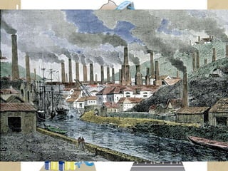 Les indústries s'estableixen als llocs que ofereixen unes
condicions més favorables per al seu funcionament.
Durant la primera revolució industrial, el principal criteri de
localització era la proximitat a les fonts d'energia.
Quan els problemes vinculats al transport d'electricitat es van
resoldre, les ciutats van esdevenir l'àmbit preferent per situar-hi
les indústries, ja que s'hi podia trobar mà d'obra abundant i eren el
principal lloc de consum.
Així mateix, les ciutats estaven ben dotades per al transport de les
matèries primeres i per a la distribució dels productes elaborats.
 