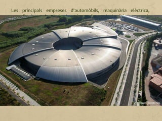 Les principals empreses d'automòbils, maquinària elèctrica,
aparells electrodomèstics i productes farmacèutics fabriquen amb
patents estrangeres, que són una bona font d'ingressos per als
països que les creen, però una despesa enorme per a països com
ara Espanya, que han de pagar per la seva aplicació.
Així, doncs, és fonamental dedicar un percentatge més elevat del
PIB a R+D+I i fomentar la millora del sistema educatiu i la formació
tècnica laboral.
Des de fa uns quants anys, la indústria espanyola està afectada per la
competència de preus i productes.
Aquesta competència no és només de països del nostre entorn, sinó també de
països cada cop més integrats en una economia globalitzada i que fins fa pocs
anys no constituïen una rivalitat forta.
Font: Ministeri d'Indústria, Energia i Comerç.
 