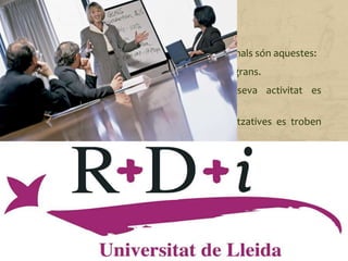 Les característiques principals de les multinacionals són aquestes:
• Dimensions: acostumen a ser grans o molt grans.
• Projecció geogràfica plurinacional: la seva activitat es
reparteix entre diferents països.
• Organització: les seves estructures organitzatives es troben
molt descentralitzades.
• Innovació: inverteixen molt en R+D+I.
• Màrqueting: gasten molts diners en publicitat.
• Plantilla: el nombre de treballadors que fan tasques
administratives és molt destacable.
• Comerç: bona part de la seva producció és per a l'exportació.
 