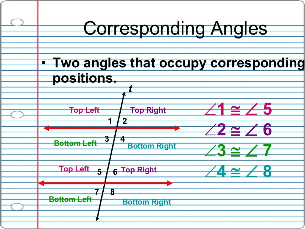 Line And Angle Relationships
