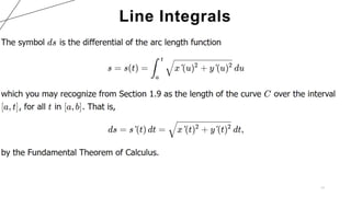 11
Line Integrals
 