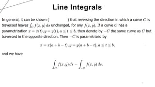 17
Line Integrals
 