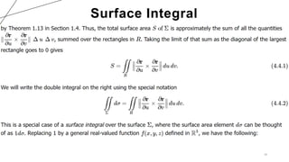 33
Surface Integral
 