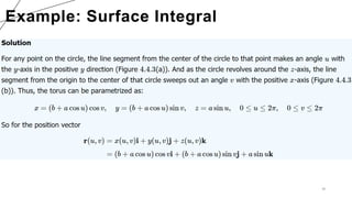 36
Example: Surface Integral
 