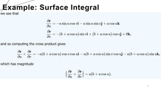37
Example: Surface Integral
 