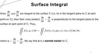 39
Surface Integral
 