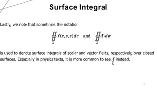54
Surface Integral
 