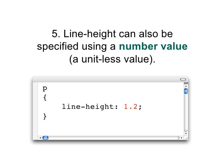CSS LINE HEIGHT