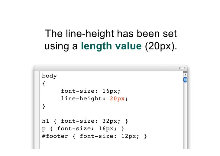 CSS LINE HEIGHT