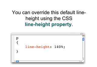 Line Height