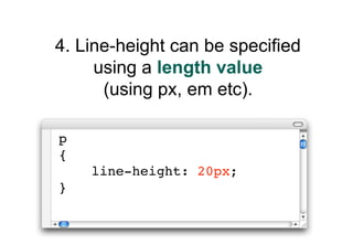 Line Height