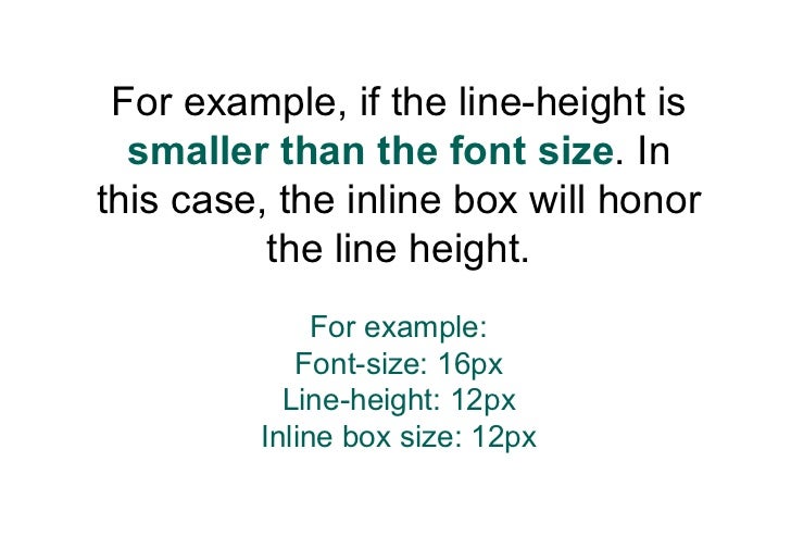 Line Height