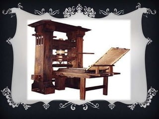 Linea del tiempo de la imprenta